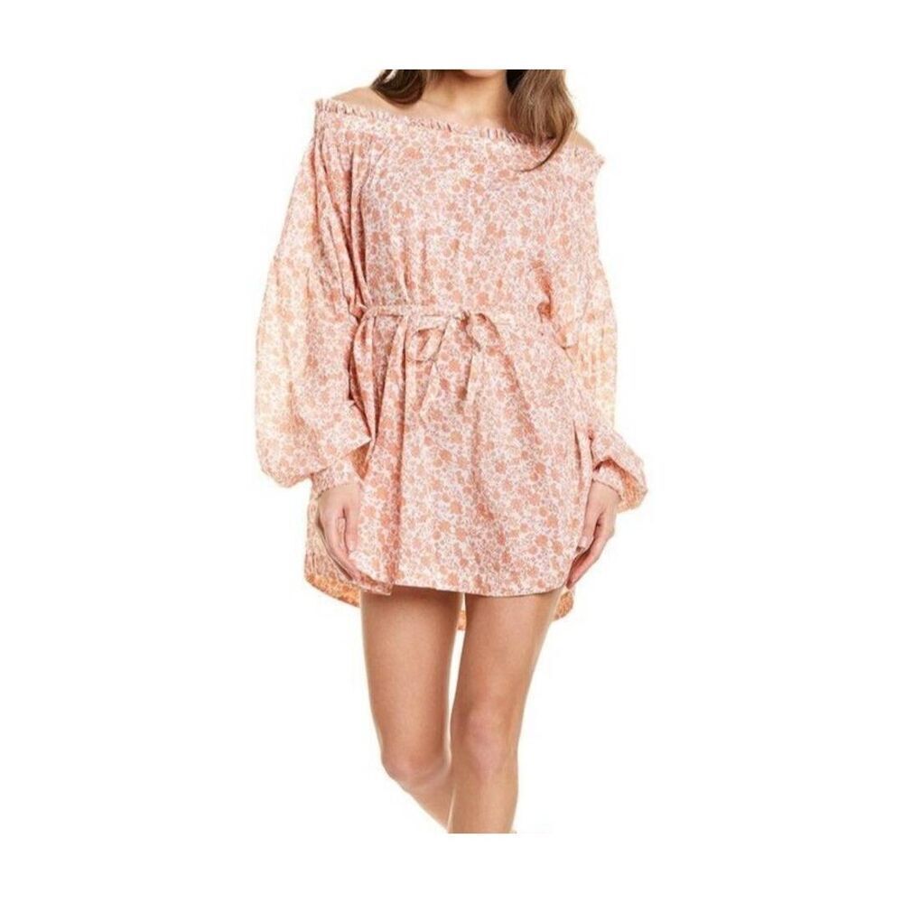 Maje Regtima Coral Mini Floral Dress no tie sz 1 (US Small)